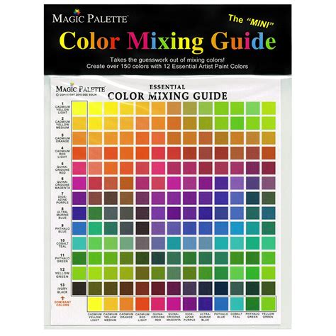 Free Printable Color Mixing Chart